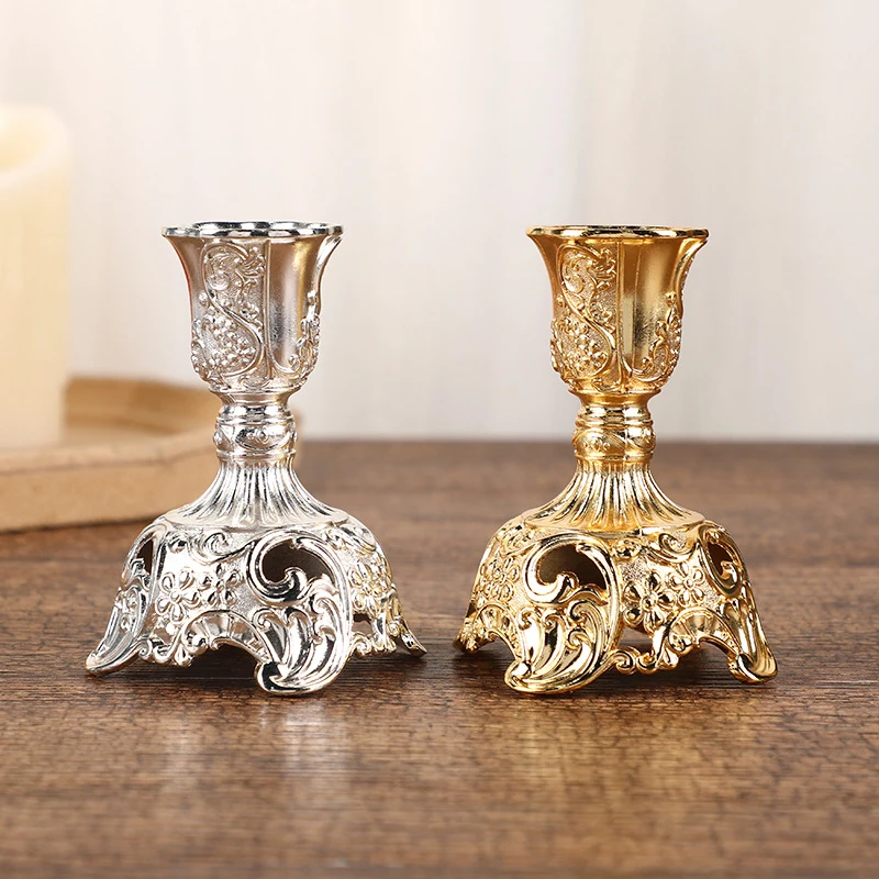Creative Golden Silver Metal Candle Stick Holder Decoration Home Romantic Pillar Candlestick Wedding Party Table Centerpiece
Creative Golden Silver Metal Candle Stick Holder Decoration Home Romantic Pillar Candlestick Wedding Party Table Centerpiece