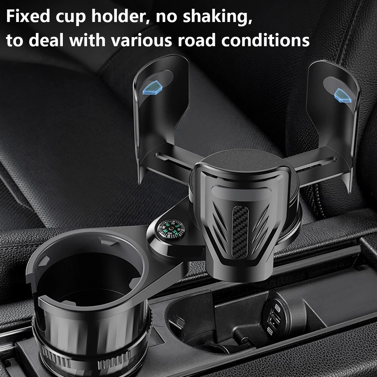Car Cup Holder Expander 360° Rotatable 2 In 1 Insert Dual Drink Cup Stand & Adjustable Upper Cup Holder Car Water Bottle Extende
Car Cup Holder Expander 360° Rotatable 2 In 1 Insert Dual Drink Cup Stand & Adjustable Upper Cup Holder Car Water Bottle Extende