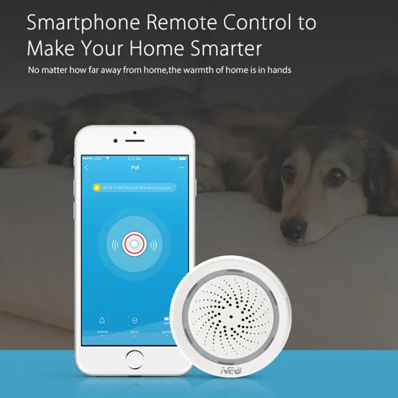 Security Alarm Alarm Siren Smart Wireless WiFi Siren Alarm Sensor USB Power Via IOS Android APP Notification Plug Alarm Siren
Security Alarm Alarm Siren Smart Wireless WiFi Siren Alarm Sensor USB Power Via IOS Android APP Notification Plug Alarm Siren