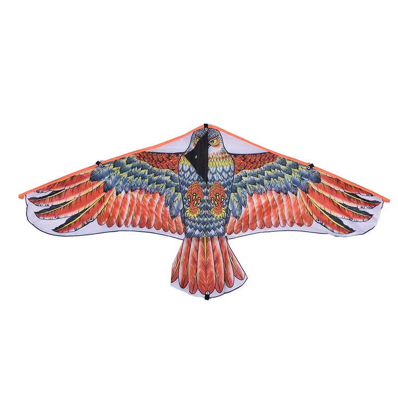 Flat Eagle Kite With Kite Line Children Flying Bird Kites Windsock Outdoor Toys Garden Cloth Toys For Kids Gift