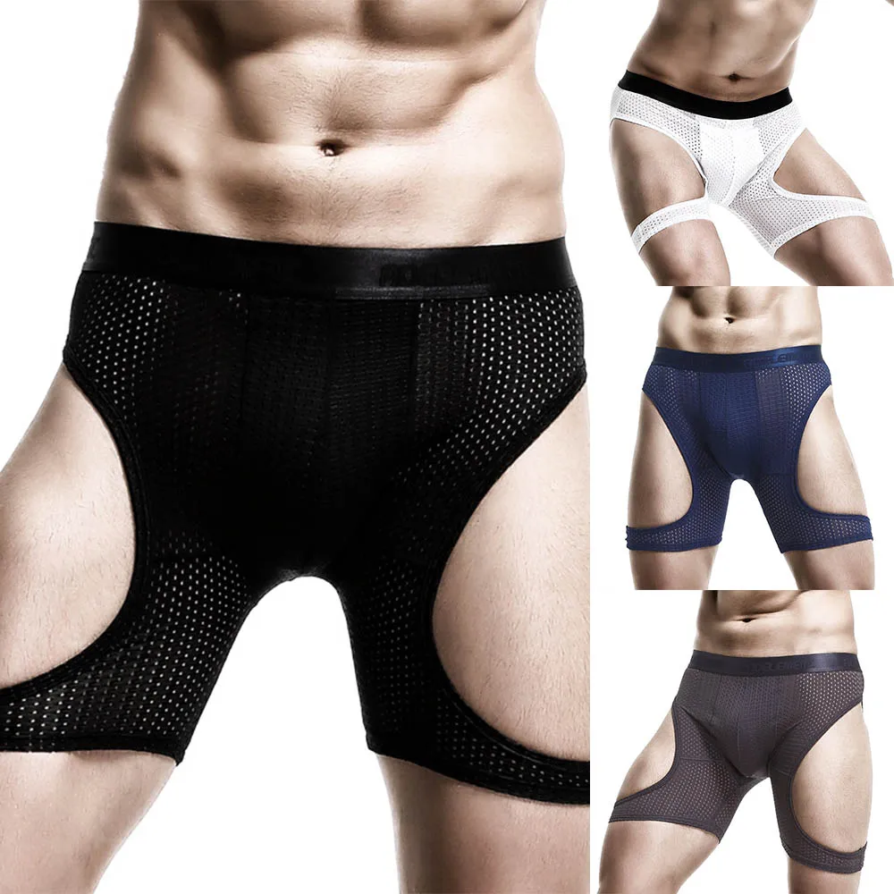 Men Underwear Anti-Abrasive Leg Cutout Lengthening Sports Boxers Hollow Out Boxer Shorts Briefs Panties Lingerie Swimming Trunks
Men Underwear Anti-Abrasive Leg Cutout Lengthening Sports Boxers Hollow Out Boxer Shorts Briefs Panties Lingerie Swimming Trunks