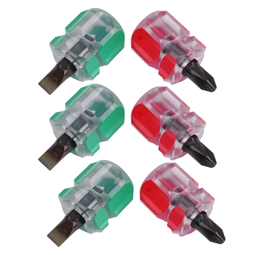 2/6PCS Mini Stubby Flat Head Screwdriver Sewing Machine Cross-head Short Screwdriver DIY Transparent Handle Repair Tools
2/6PCS Mini Stubby Flat Head Screwdriver Sewing Machine Cross-head Short Screwdriver DIY Transparent Handle Repair Tools