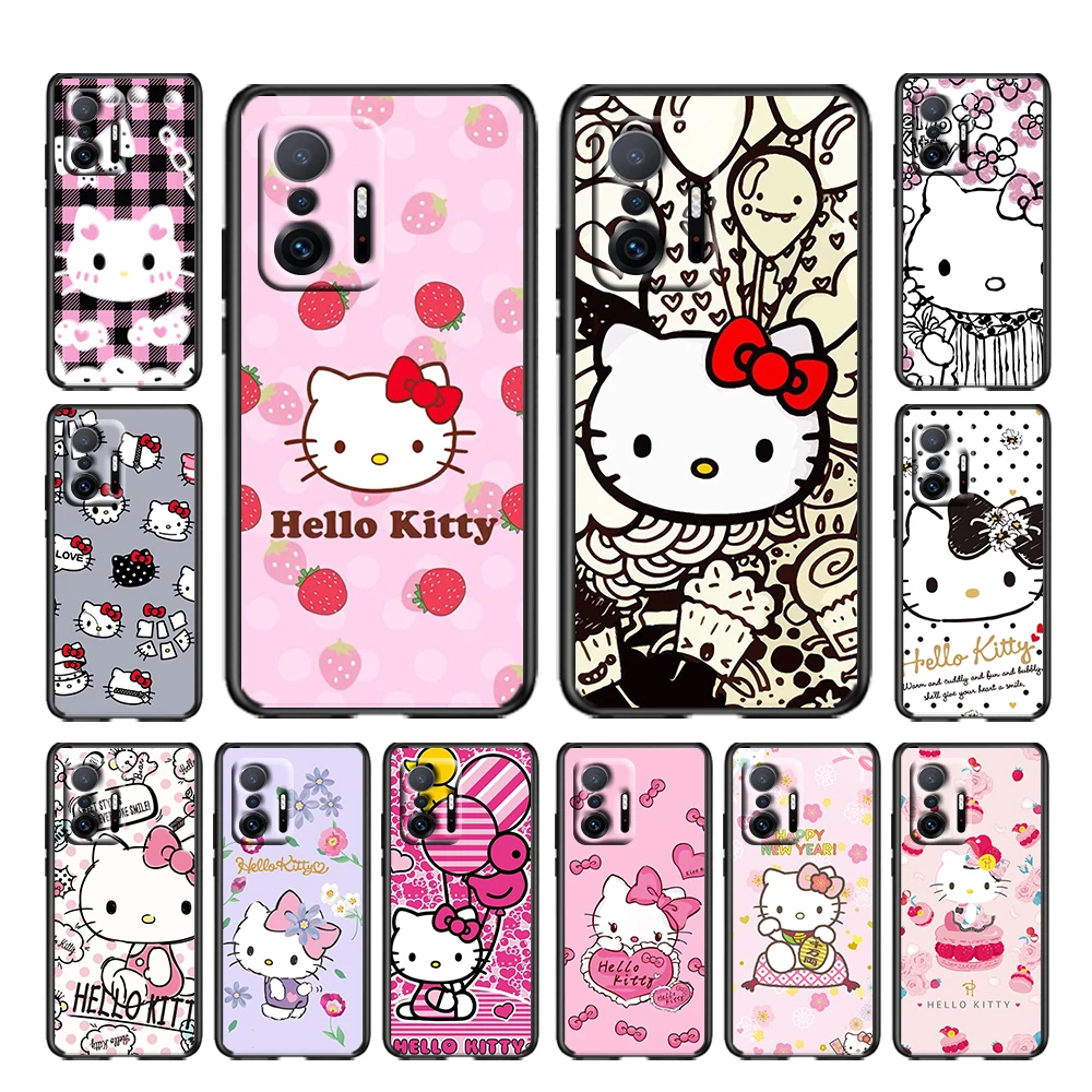 Anime Hello Kitty Cat Cute For Xiaomi Mi 12 11 11T 10 10T Ultra Pro Lite Note10 5G Silicone Soft Black Phone Case Funda Coque
Anime Hello Kitty Cat Cute For Xiaomi Mi 12 11 11T 10 10T Ultra Pro Lite Note10 5G Silicone Soft Black Phone Case Funda Coque