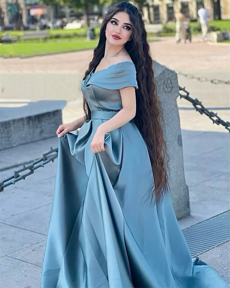 Noble Off The Shoulder Prom Dress Floor-Length With Short Sleeves Evening Summer Party Dress For Women2023
Noble Off The Shoulder Prom Dress Floor-Length With Short Sleeves Evening Summer Party Dress For Women2023