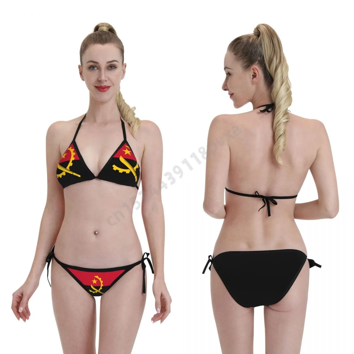 Women Bikini Set Angola Flag Swimwear Mujer Girls Sexy Swimsuit Swimwear Micro Bikini Summer Bathing suit
Women Bikini Set Angola Flag Swimwear Mujer Girls Sexy Swimsuit Swimwear Micro Bikini Summer Bathing suit