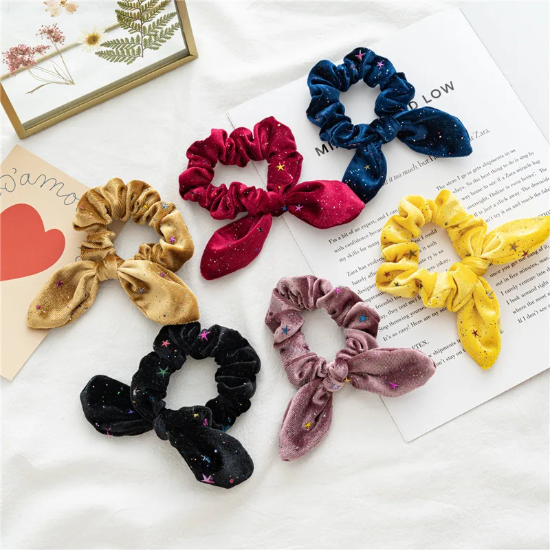 Fashion 12 Colur Hair Ribbons Hair Rope Korea Women Scrunchies Rabbit Ears Knotted Hair Rope Bow Ponytail Holder Hair Ring
Fashion 12 Colur Hair Ribbons Hair Rope Korea Women Scrunchies Rabbit Ears Knotted Hair Rope Bow Ponytail Holder Hair Ring
