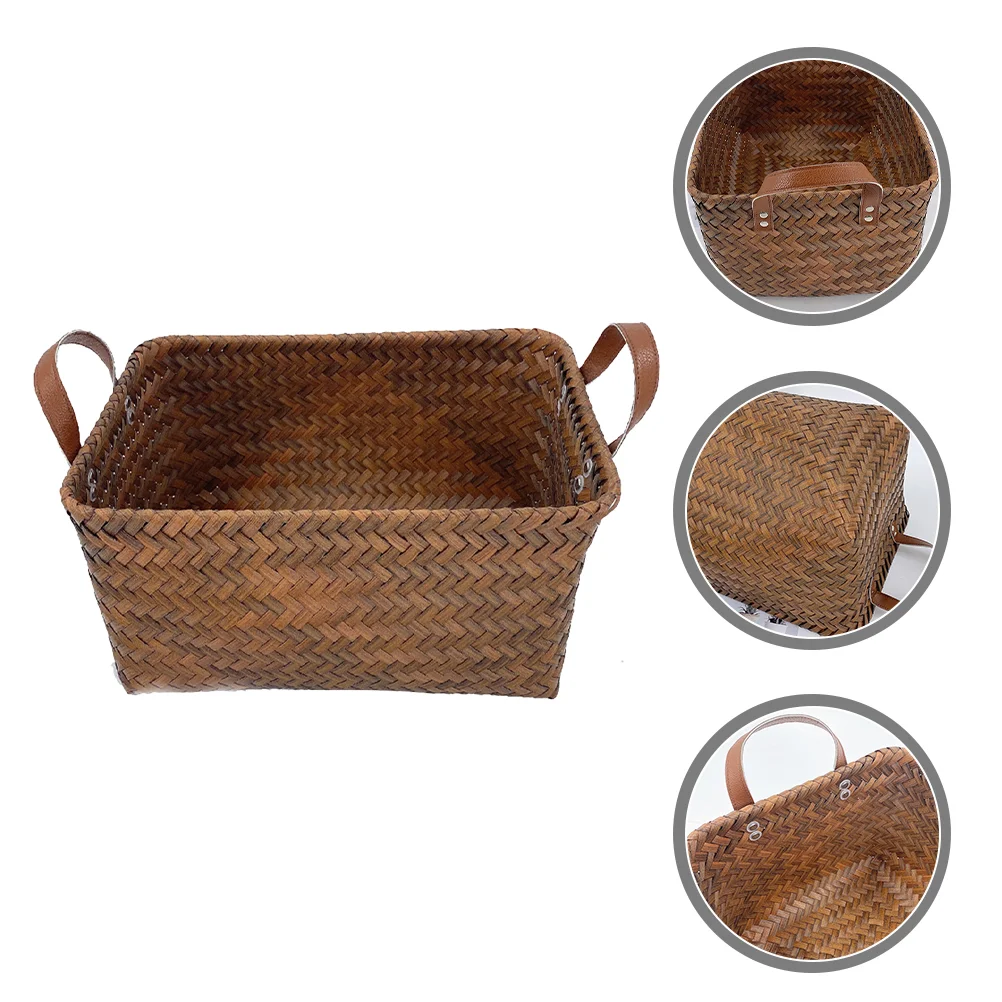 Snack Containers Weaving Basket Storage Closet Baskets Woven Home Sundry Organizing Makeup Bedroom
Snack Containers Weaving Basket Storage Closet Baskets Woven Home Sundry Organizing Makeup Bedroom