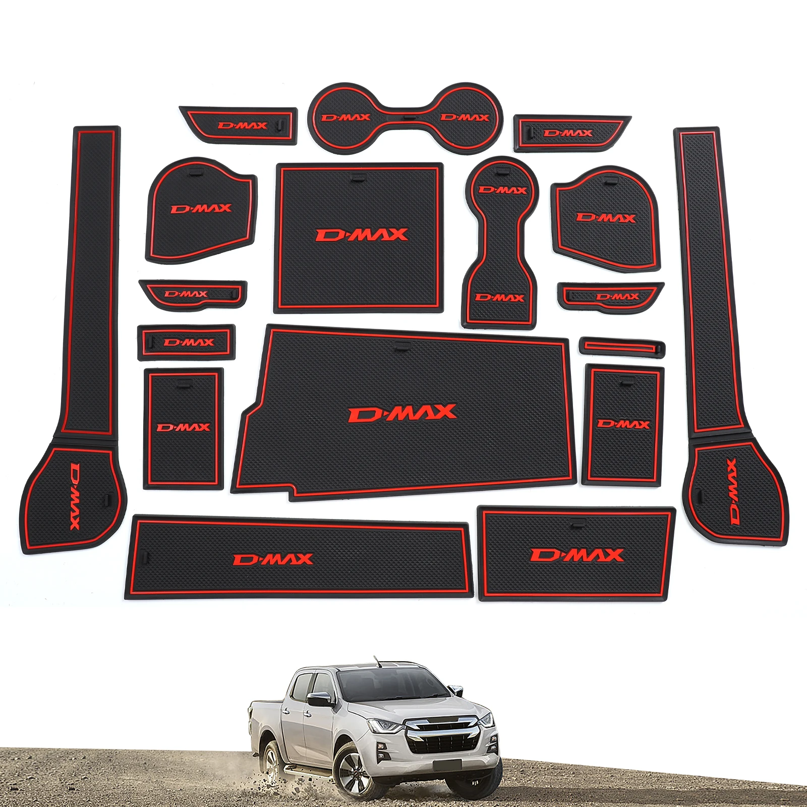 ZUNDUO Anti-Slip Gate Slot Cup Mat for ISUZU D-MAX 2021 - 2023 DMAX Non-Slip Door Groove Pad Car Interior Accessories Coaster
ZUNDUO Anti-Slip Gate Slot Cup Mat for ISUZU D-MAX 2021 - 2023 DMAX Non-Slip Door Groove Pad Car Interior Accessories Coaster