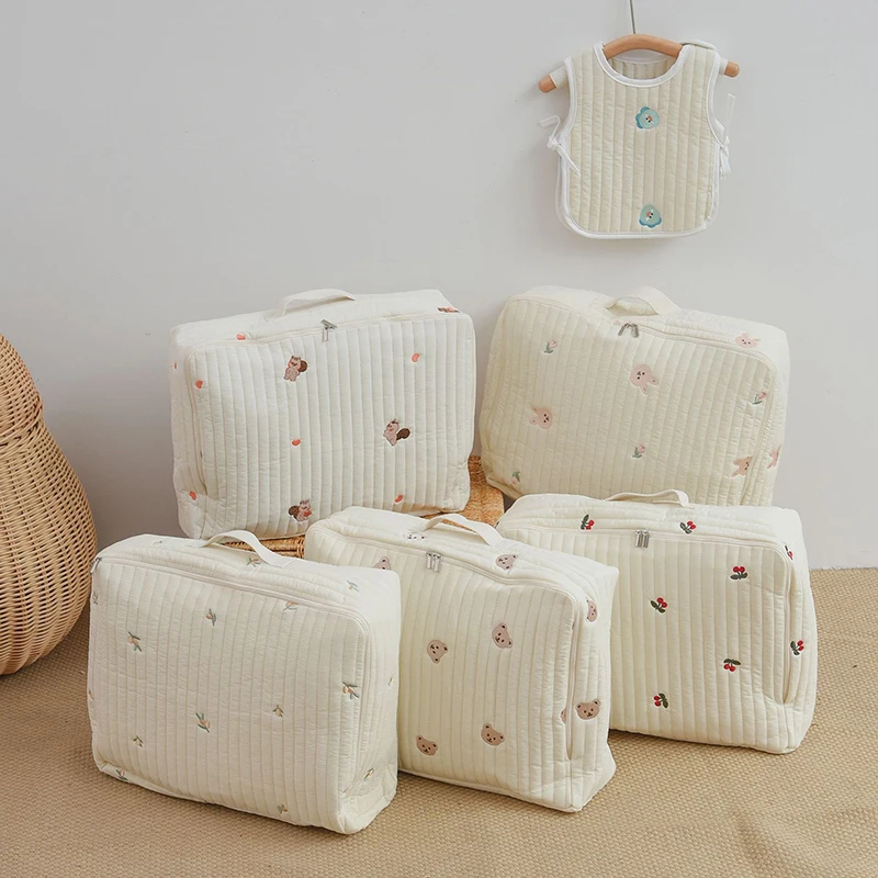 MILANCEL New Mommy Bag Cartoon Embroidered Baby Bottle Diaper Mummy Storage Travel Bag Handbag
MILANCEL New Mommy Bag Cartoon Embroidered Baby Bottle Diaper Mummy Storage Travel Bag Handbag