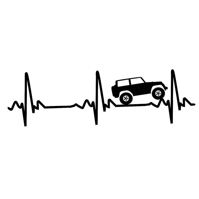 20,32x6,35 см автомобильные наклейки Heart Beat EKG для Jeep Wrangler - наклейка/наклейка для автомобиля, грузовика, ноутбука 4x4
20,32x6,35 см автомобильные наклейки Heart Beat EKG для Jeep Wrangler - наклейка/наклейка для автомобиля, грузовика, ноутбука 4x4