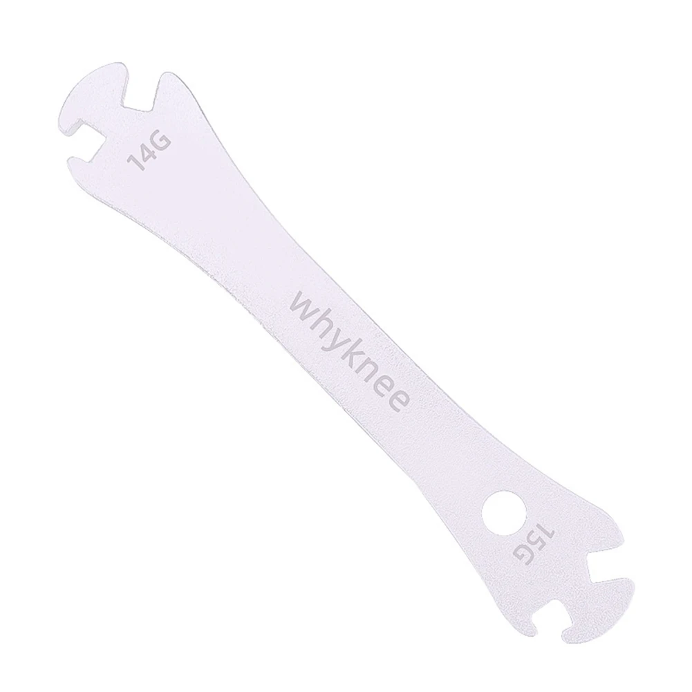 Bicycle Wheel Spoke Wrench Spoke Tightening Correction Repair Wire Wrench 14/15G Spokes Road Bike Stainless Steel 90mmx18mmx4mm
Bicycle Wheel Spoke Wrench Spoke Tightening Correction Repair Wire Wrench 14/15G Spokes Road Bike Stainless Steel 90mmx18mmx4mm