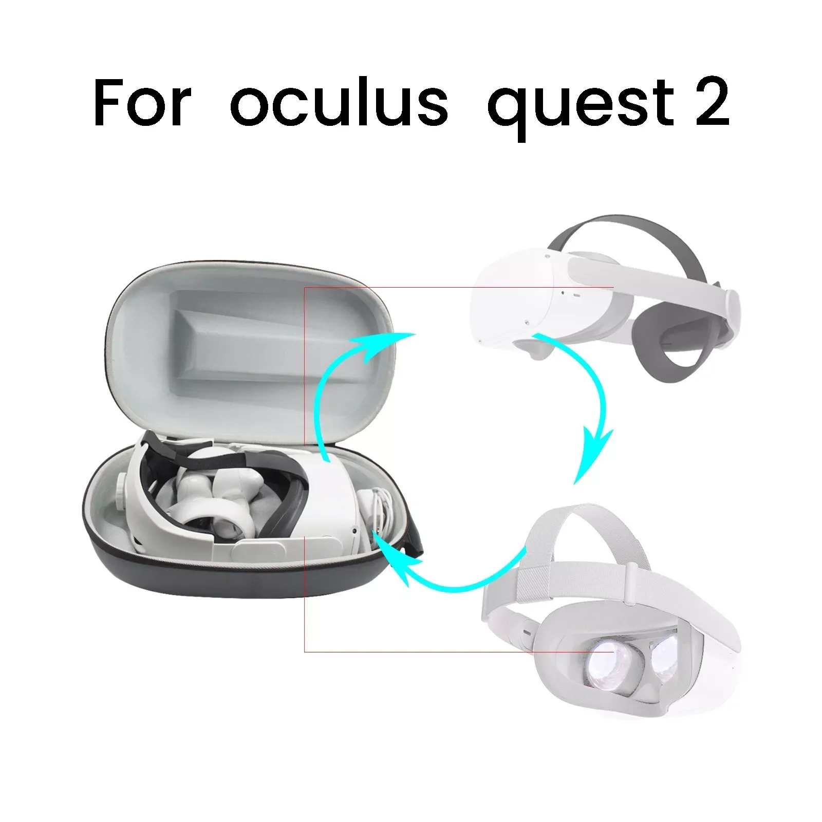 Oculus Quest 2 Glasses Storage Shock Proof And Waterproof Storage Bag VR/AR Glasses VR/AR Glasses Accessories
Oculus Quest 2 Glasses Storage Shock Proof And Waterproof Storage Bag VR/AR Glasses VR/AR Glasses Accessories