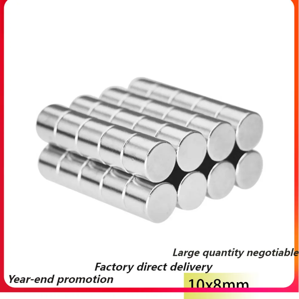 10x8mm Magnet Superpower10*8mm N35 Neodymium Magnets Nickle Coating Search Magnetic Fridge DIY Crafts Aimant
10x8mm Magnet Superpower10*8mm N35 Neodymium Magnets Nickle Coating Search Magnetic Fridge DIY Crafts Aimant