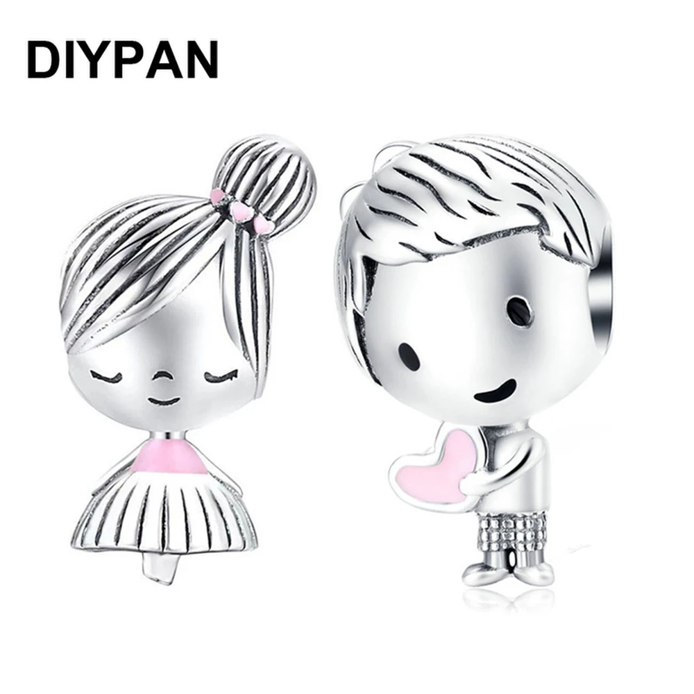 Подвеска для мальчика и девочки, оригинальный браслет Pandora, браслет, подвески, ювелирные изделия, женский браслет
Подвеска для мальчика и девочки, оригинальный браслет Pandora, браслет, подвески, ювелирные изделия, женский браслет