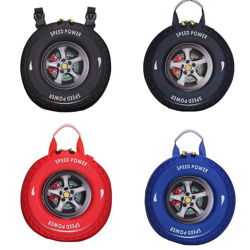 Personality Creative 3D Tire Bag New Children's Cartoon Backpack Cute Wheel Kids Bag Diagonal Package 20231115 24X13X24cm
Personality Creative 3D Tire Bag New Children's Cartoon Backpack Cute Wheel Kids Bag Diagonal Package 20231115 24X13X24cm