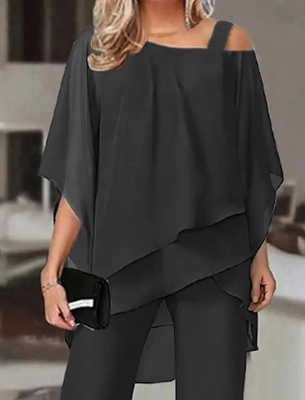 Cold Shoulder Ruffles Top & Pants Set 2023 Summer Hot Selling Fashion New High Quality Casual Semi-Sheer Pants Sets
Cold Shoulder Ruffles Top & Pants Set 2023 Summer Hot Selling Fashion New High Quality Casual Semi-Sheer Pants Sets