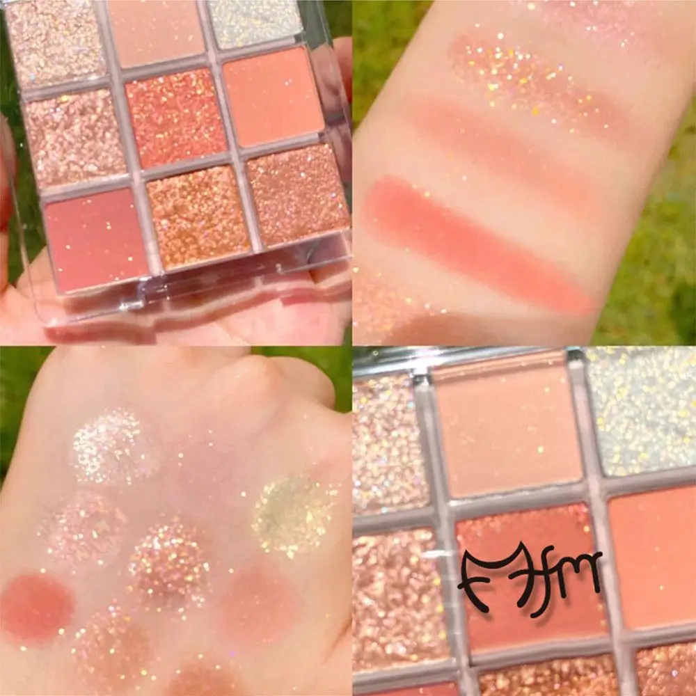 9 Colors Lasting Transparent Acrylic Pearlescent Matte Eyeshadow Palette Pigment Glitter Eye Shadow
9 Colors Lasting Transparent Acrylic Pearlescent Matte Eyeshadow Palette Pigment Glitter Eye Shadow