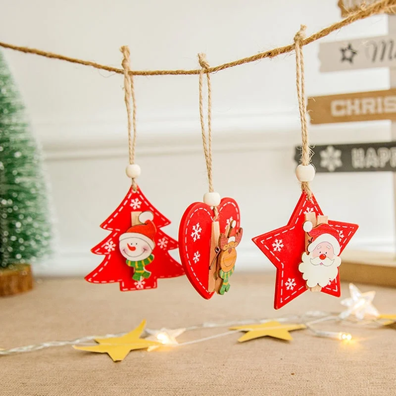 10PCS Christmas Tree Pendant Hanging Ornament Wooden Snowflake Elk Snowman For New Year 2022 Christmas Tree Pendant Christmas 
10PCS Christmas Tree Pendant Hanging Ornament Wooden Snowflake Elk Snowman For New Year 2022 Christmas Tree Pendant Christmas