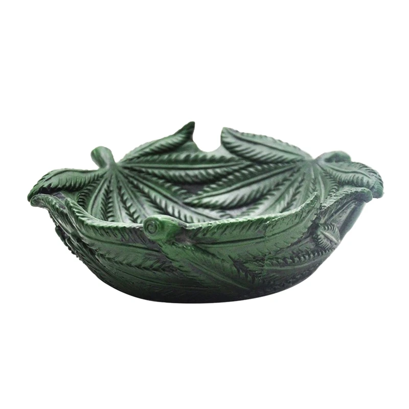 Dark Green Resin Ashtray Leaf-Shaped Ashtray Home Car Creative Personality Crafts
Dark Green Resin Ashtray Leaf-Shaped Ashtray Home Car Creative Personality Crafts