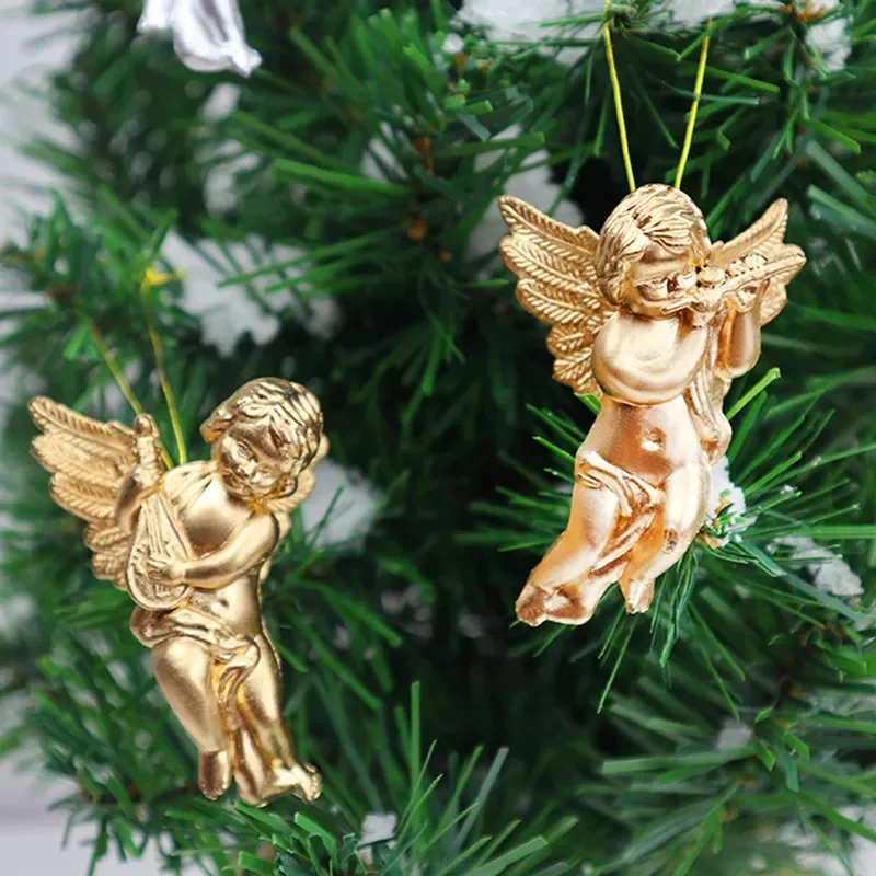 Gold Silver Angel Boy Pendant For Christmas Tree Hanging Ornament DIY New Year Wedding Birthday Party Home Decor Navidad
Gold Silver Angel Boy Pendant For Christmas Tree Hanging Ornament DIY New Year Wedding Birthday Party Home Decor Navidad