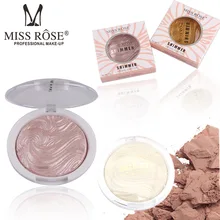 Miss Rose Single Color Bake Highlighter Powder For Natural Illumination Contour High-quality Best Value Makeup For All Skin Type