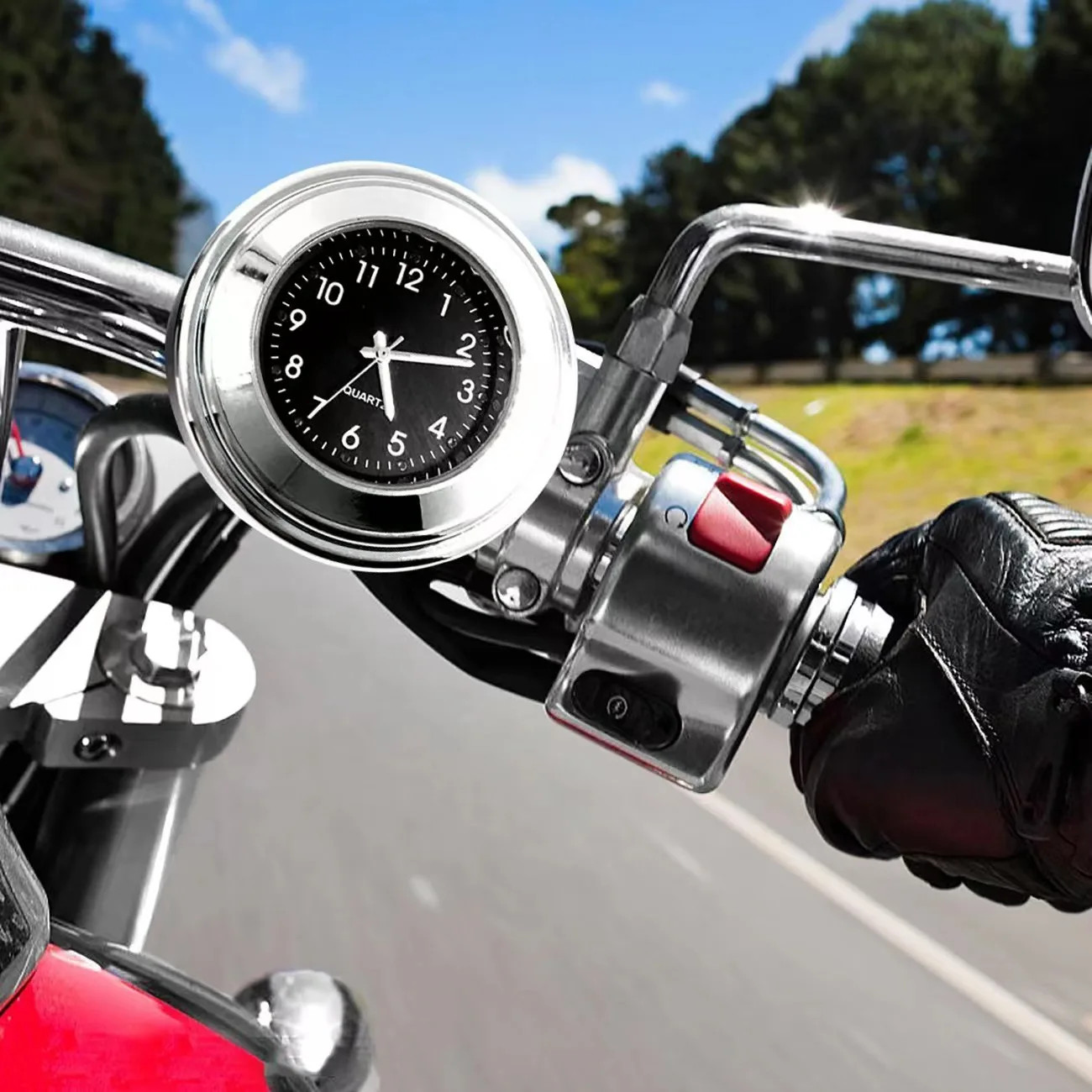 Universal 7/8 25MM Motorcycle Handlebar Mount Quartz Clock For Honda CB 125 400 500 650 CM500 1100 CL300 WING Moto Accessories
Universal 7/8 25MM Motorcycle Handlebar Mount Quartz Clock For Honda CB 125 400 500 650 CM500 1100 CL300 WING Moto Accessories