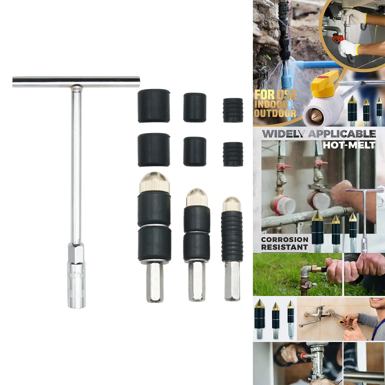 4Pcs Hot Melt Water Stoping Pinfor Professional Waterstop Accessories Universal Hexagon Tube Water Stoping for Bathroom Plugging
4Pcs Hot Melt Water Stoping Pinfor Professional Waterstop Accessories Universal Hexagon Tube Water Stoping for Bathroom Plugging