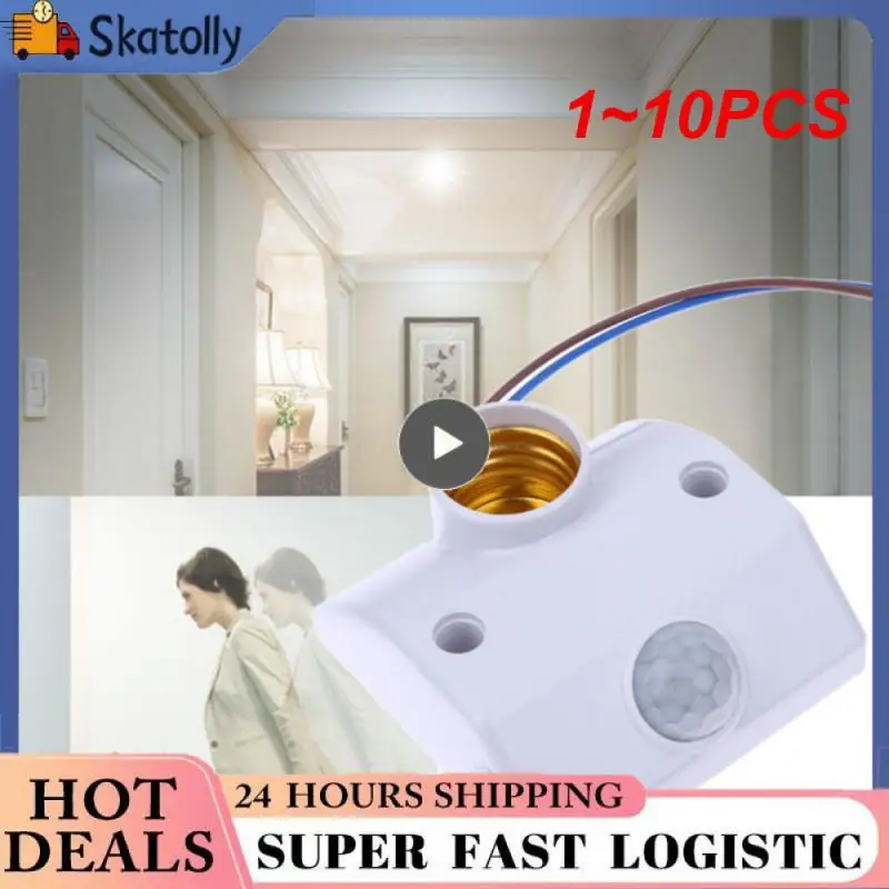 1~10PCS AC110-220V 50/60HZ 5LUX Motion Sensing Switch Infrared Motion Sensor Automatic Light Lamp Holder Switch White
1~10PCS AC110-220V 50/60HZ 5LUX Motion Sensing Switch Infrared Motion Sensor Automatic Light Lamp Holder Switch White
