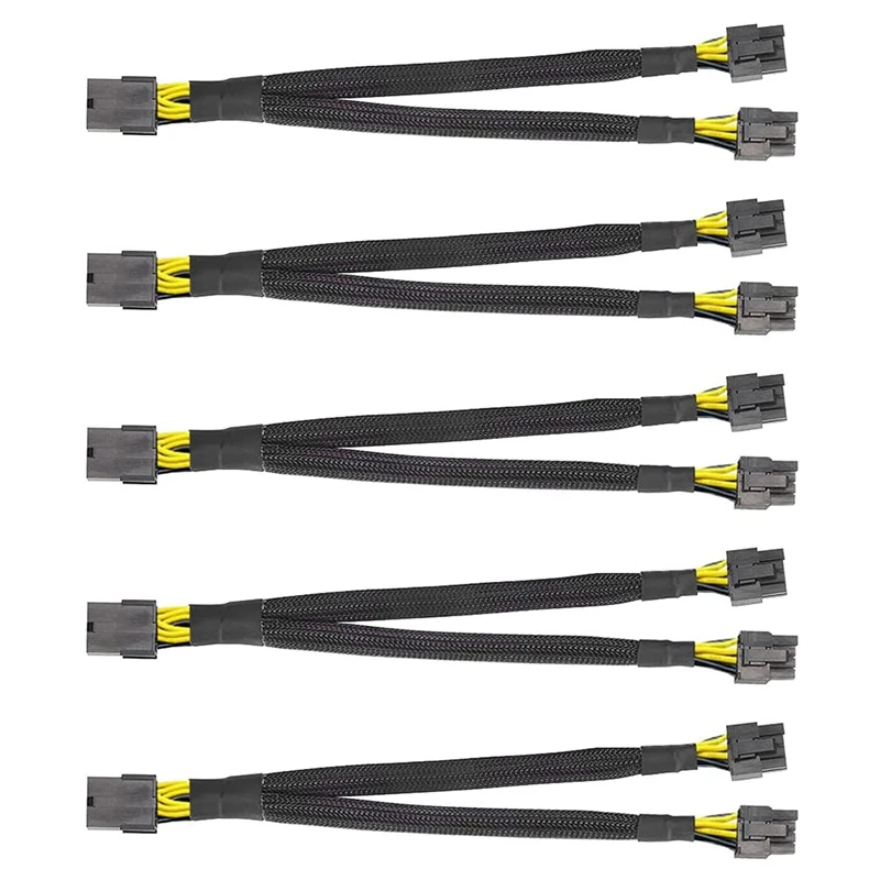 

18 AWG 8Pin Mining Cable, GPU Power Cable For Bitcoin Mining, VGA 8 Pin Female To 8Pin (6+2) Male, Pcie Splitter Cable