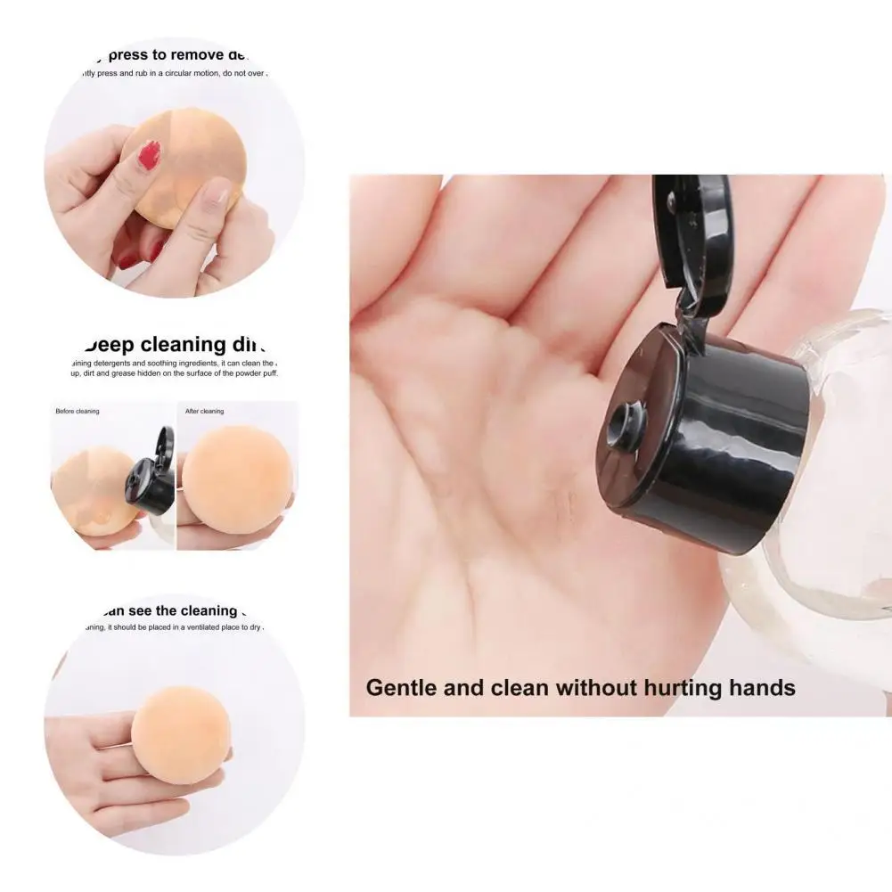 Powder Puff Cleaner Effective Leak-proof Deep Cleaning for Cosmetic Tools Puff Cleanup Liquid Powder Puff Cleaner
Powder Puff Cleaner Effective Leak-proof Deep Cleaning for Cosmetic Tools Puff Cleanup Liquid Powder Puff Cleaner