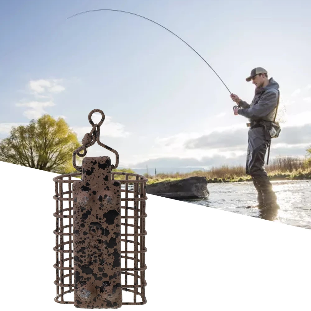 20-60g Carp Fishing Cage Nesting Device Feeder Lure Cage Feeder Basket Round Square Metal Swivel Fish Tackle Accessories
20-60g Carp Fishing Cage Nesting Device Feeder Lure Cage Feeder Basket Round Square Metal Swivel Fish Tackle Accessories