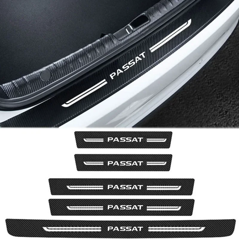 Наклейки на порог на педали автомобиля для Volkswagen VW PASSAT B5 B6 B7 B8, бампер багажника, защита от царапин, наклейки
Наклейки на порог на педали автомобиля для Volkswagen VW PASSAT B5 B6 B7 B8, бампер багажника, защита от царапин, наклейки