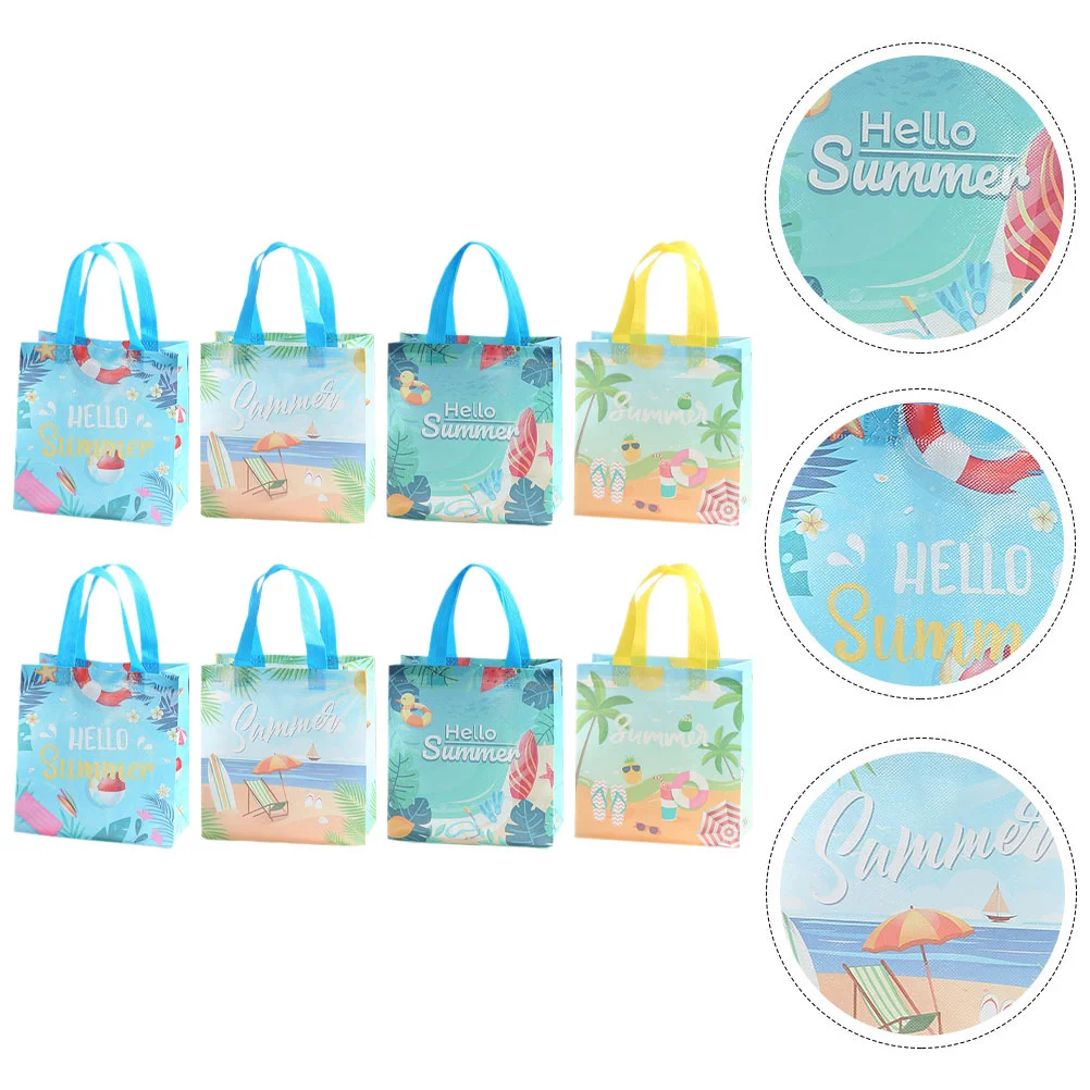 8 Pcs Tote Bags Handles Hawaiian Shopping Summer Beach Party Non Woven Tropical Goodie Favor Bags. Treat Luau
8 Pcs Tote Bags Handles Hawaiian Shopping Summer Beach Party Non Woven Tropical Goodie Favor Bags. Treat Luau