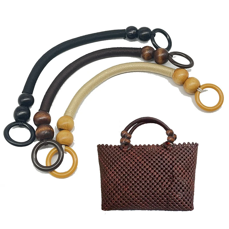 1Pc 37cm Wood Bead Bag Strap Woven Handbag Handle Fashion Handmade Shoulder Bag Strap DIY Purse Handle Strap Bag Accessories
1Pc 37cm Wood Bead Bag Strap Woven Handbag Handle Fashion Handmade Shoulder Bag Strap DIY Purse Handle Strap Bag Accessories