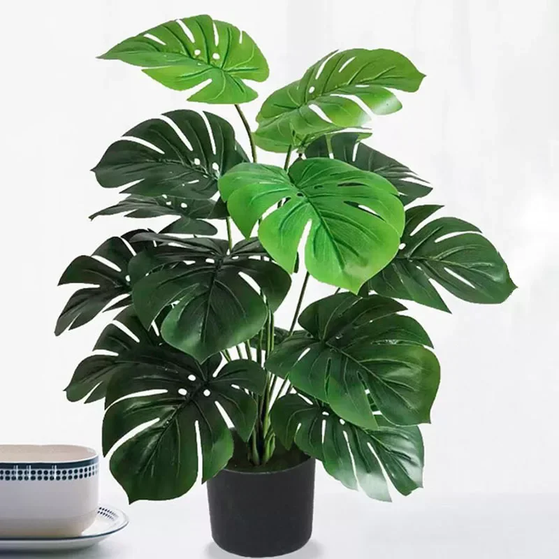 Artificial Green Monstera Palm Leaf Fake Plant Long Branch Tropical Green Plant Garden Living Room Bedroom Balcony Decoration
Artificial Green Monstera Palm Leaf Fake Plant Long Branch Tropical Green Plant Garden Living Room Bedroom Balcony Decoration