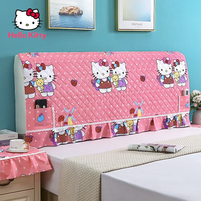 Hello Kitty, мультяшный креативный домашний эластичный чехол для спальни, для очистки от пыли
Hello Kitty, мультяшный креативный домашний эластичный чехол для спальни, для очистки от пыли