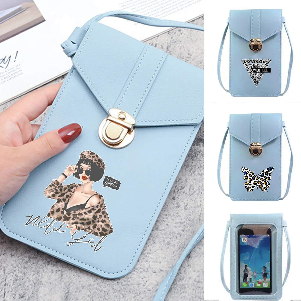 Women Mini PU Leather Shoulder Messenger Bag Universal Mirror Touch Screen Anti-Scratch Mobile Phone Bags Wallet Wild Print
Women Mini PU Leather Shoulder Messenger Bag Universal Mirror Touch Screen Anti-Scratch Mobile Phone Bags Wallet Wild Print