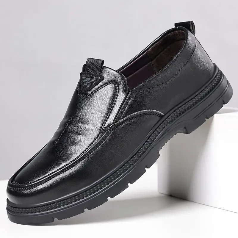 Leather Shoes Men's Autumn Black Men's Breathable Work Shoes Men's British Work Business Formal Wear Men's Fashion Shoes
Leather Shoes Men's Autumn Black Men's Breathable Work Shoes Men's British Work Business Formal Wear Men's Fashion Shoes