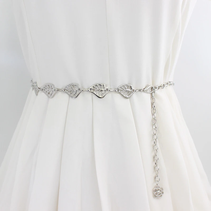 Women Metal Chain Belts Lady Waistband Casual Adjustable Length Waist Chain Fashion Dress Decorative
Women Metal Chain Belts Lady Waistband Casual Adjustable Length Waist Chain Fashion Dress Decorative