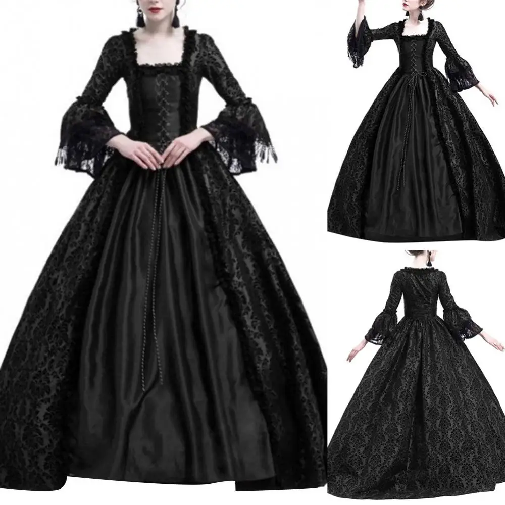 Cosplay Vintage Medieval Long Dresses Renaissance Victorian Gothic Dress Maxi Ball Gown Dress Party Palaces Party Costume S-5XL
Cosplay Vintage Medieval Long Dresses Renaissance Victorian Gothic Dress Maxi Ball Gown Dress Party Palaces Party Costume S-5XL