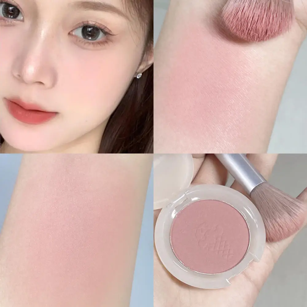 

Monochrome Blush Face Mineral Pigment Peach Orange Nude Pink Blue Matte Natural Blush Contour Shadow Cheek Blusher Cosmetic