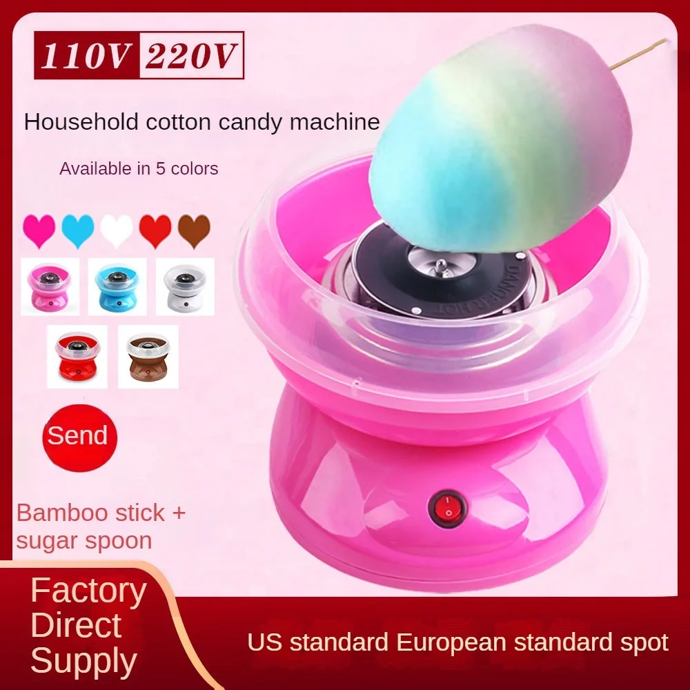 Electric Sweet Cotton Candy Machine Portable Sugar Floss Children's Gift Household Mini Marshmallow Maker Kitchen Kids Home DIY
Electric Sweet Cotton Candy Machine Portable Sugar Floss Children's Gift Household Mini Marshmallow Maker Kitchen Kids Home DIY