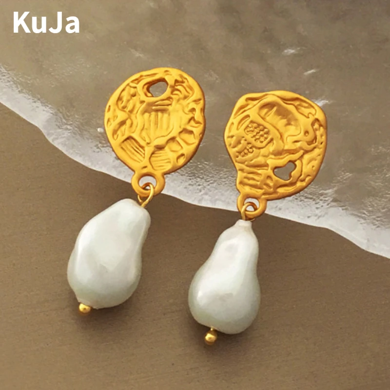 Trendy Jewelry 925 Silver Needle Vintage Temperament Irregular Simulated pearl Earrings For Women Wedding Gifts Simply Design
Trendy Jewelry 925 Silver Needle Vintage Temperament Irregular Simulated pearl Earrings For Women Wedding Gifts Simply Design