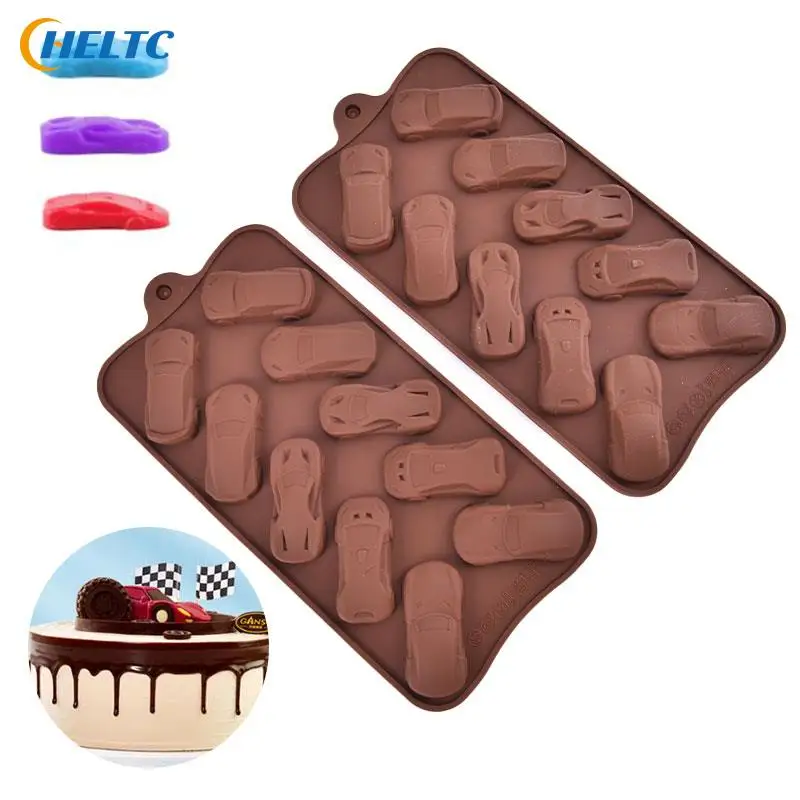 1pc New Chocolate Molds Silicone Cake Mold 10 Cavity Car Shape Wedding Candy Baking Silicone Easy For Using Cleaning Baking Mold
1pc New Chocolate Molds Silicone Cake Mold 10 Cavity Car Shape Wedding Candy Baking Silicone Easy For Using Cleaning Baking Mold