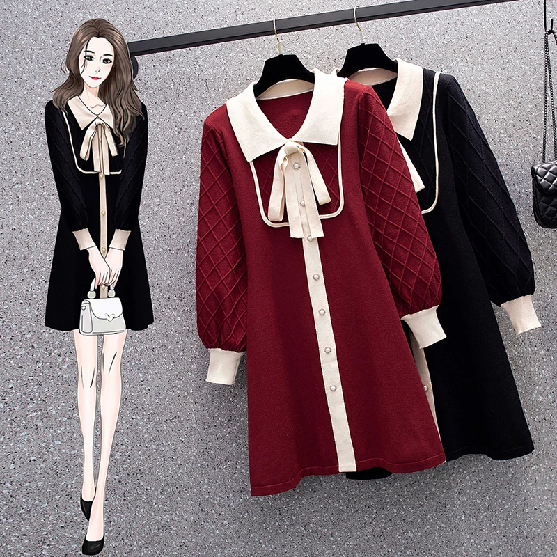 Платье-Свитер JSXDHK, новинка 2022, осенне-зимнее женское однобортное трикотажное платье с бантом, свободное ТРАПЕЦИЕВИДНОЕ ПЛАТЬЕ С Воротником ...
Платье-Свитер JSXDHK, новинка 2022, осенне-зимнее женское однобортное трикотажное платье с бантом, свободное ТРАПЕЦИЕВИДНОЕ ПЛАТЬЕ С Воротником ...