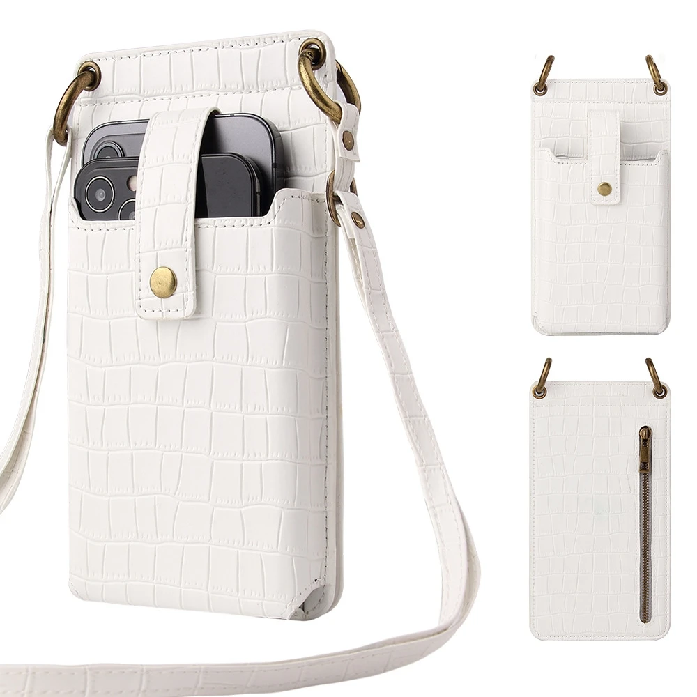 Phone Bag Multi-functional Crossbody Vertical Retro Mini Shoulder Crocodile Pattern Coin Purse
Phone Bag Multi-functional Crossbody Vertical Retro Mini Shoulder Crocodile Pattern Coin Purse