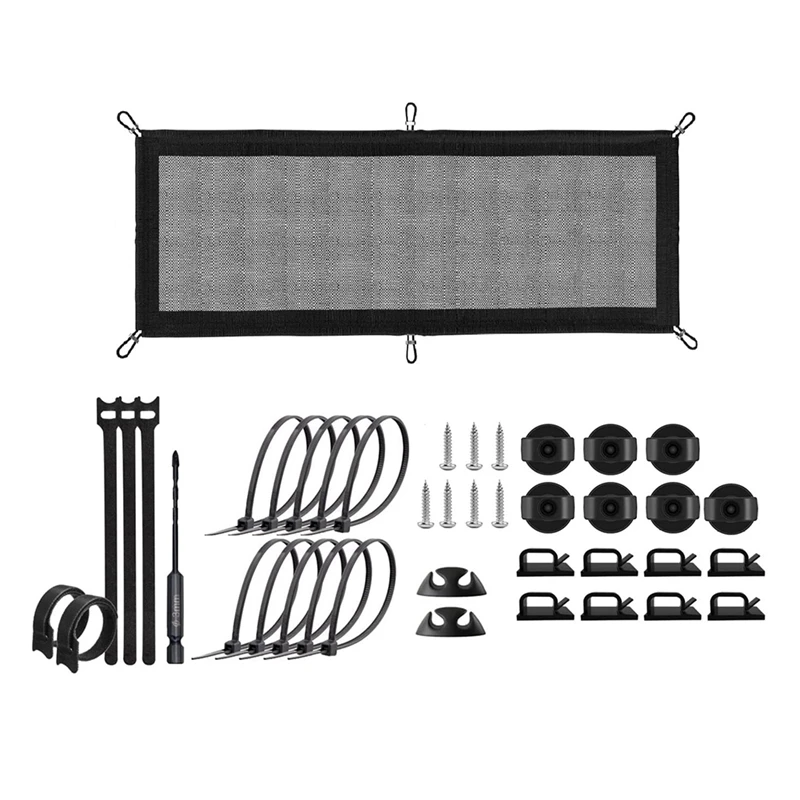 Cable Management Net - Under Desk Wire Management - Flexible Under Desk Cable Management Tray
Cable Management Net - Under Desk Wire Management - Flexible Under Desk Cable Management Tray