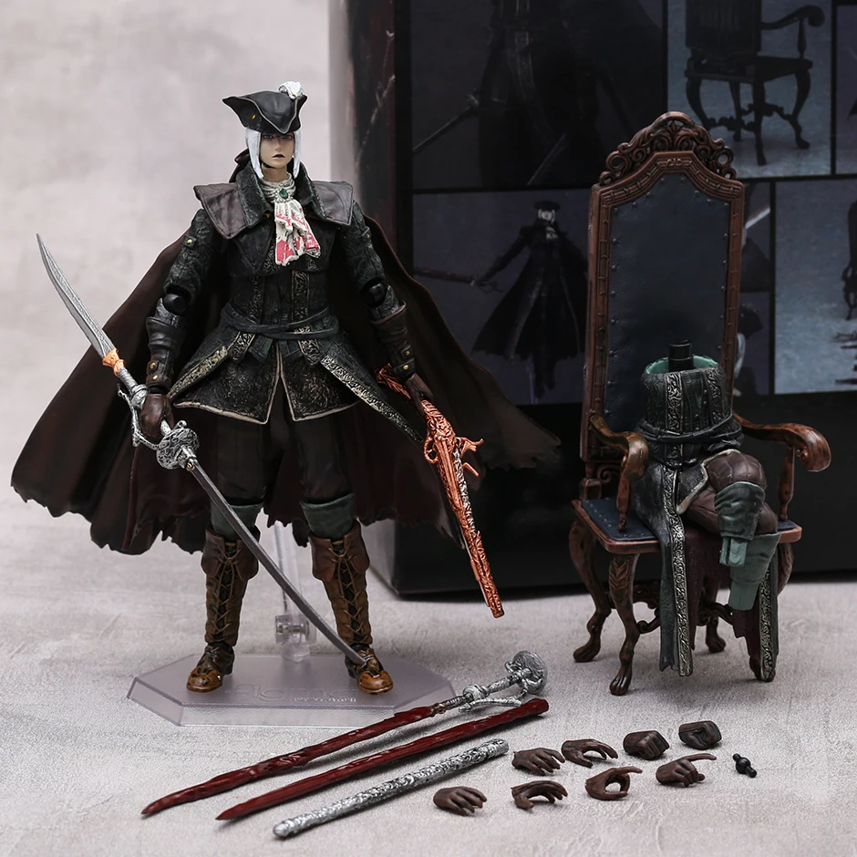 

figma 536 Bloodborne The Old Hunters Clock Tower Maria DX Edition Action Figure Figurine Collection Model Toy
