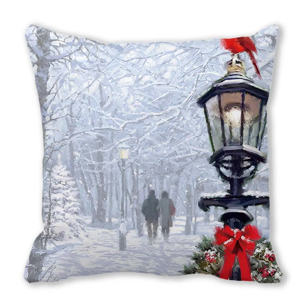 Christmas Pillow Covers Pillowcase Christmas Decorations Cushion Cover Invisible Zip Peach Skin Seat Square Shape
Christmas Pillow Covers Pillowcase Christmas Decorations Cushion Cover Invisible Zip Peach Skin Seat Square Shape