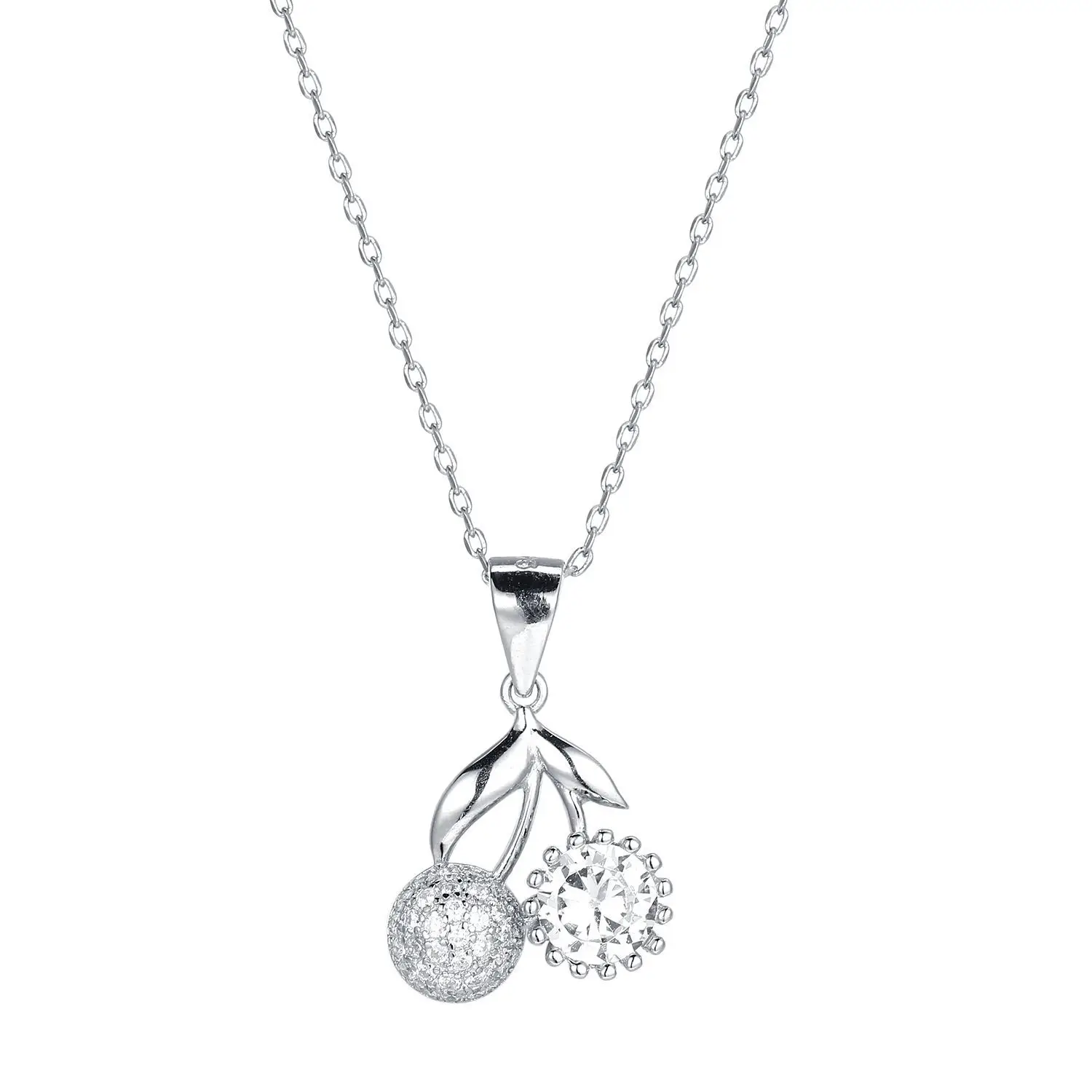 Europe and the United sterling silver 925 flower full diamond pendant show clavicle chain fashion trend natural female necklace
Europe and the United sterling silver 925 flower full diamond pendant show clavicle chain fashion trend natural female necklace
